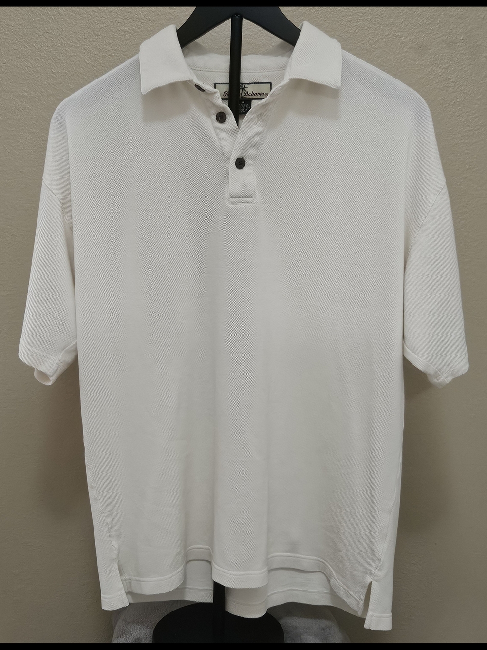 Tommy Bahama White Short Sleeve Polo Shirt